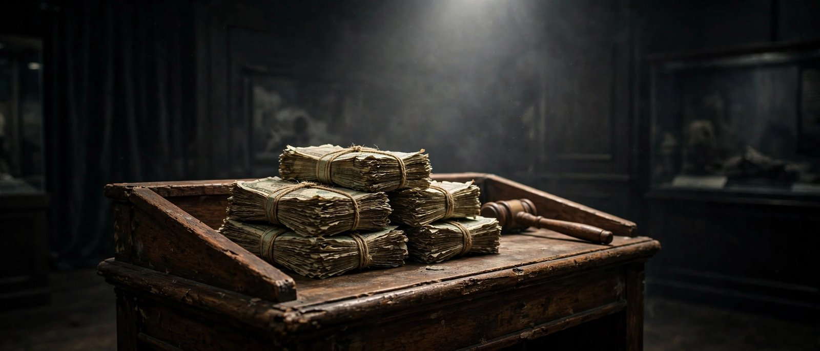 Damaged D.B. Cooper ransom money auction twenty-dollar bill fragment that sold for $134,200