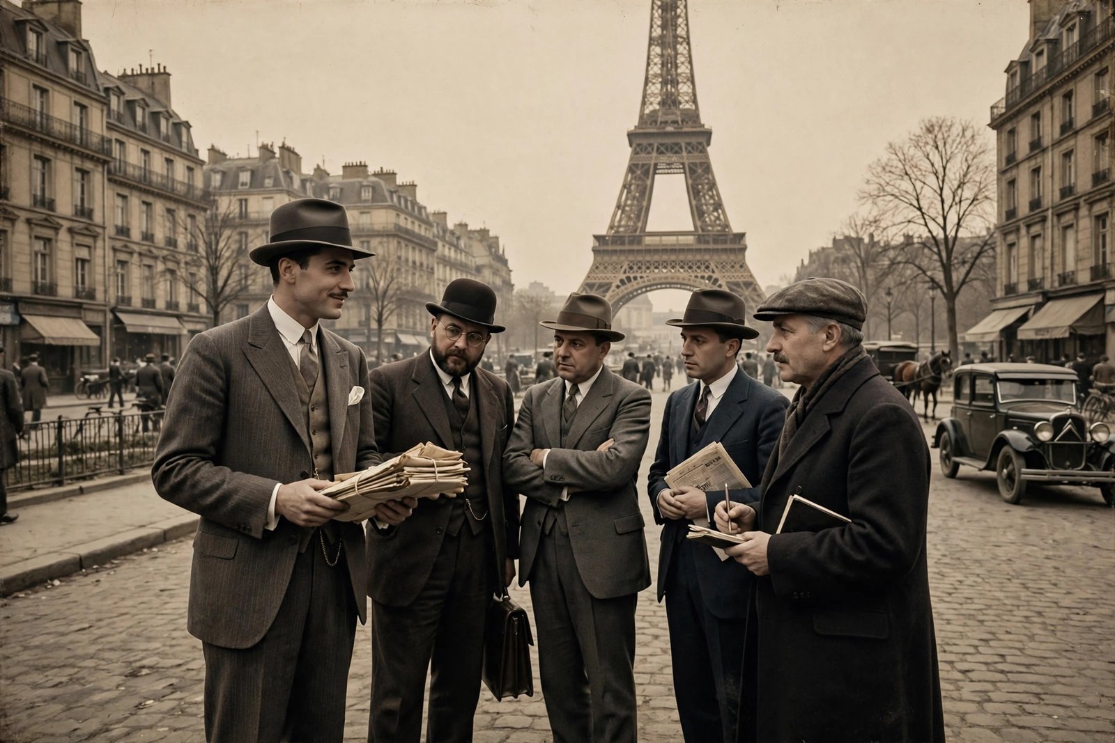 Victor lustig eiffel tower scam con man in 1920s Paris selling the Eiffel Tower to scrap dealers