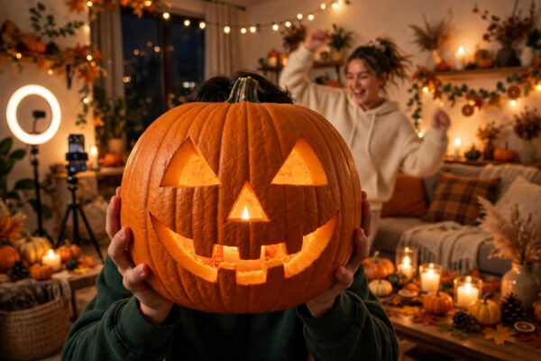 TikTok trends October 2026 costume and pumpkin head video formats